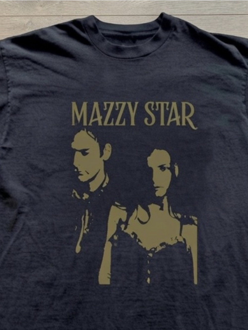 Gildan Black Tee with Star Graphic